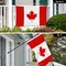 G128 Combo Pack: 6 Ft Tangle Free Aluminum Spinning Flagpole (Black) & Canada Canadian Flag 3x5 Ft, LiteWeave Pro Series Printed 150D Polyester, 4 Corner Brass Grommets | Pole with Flag Included